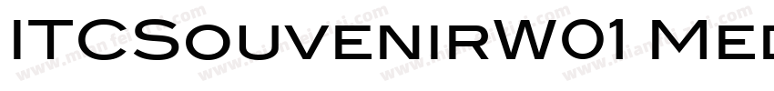 ITCSouvenirW01 Medium Regular字体转换